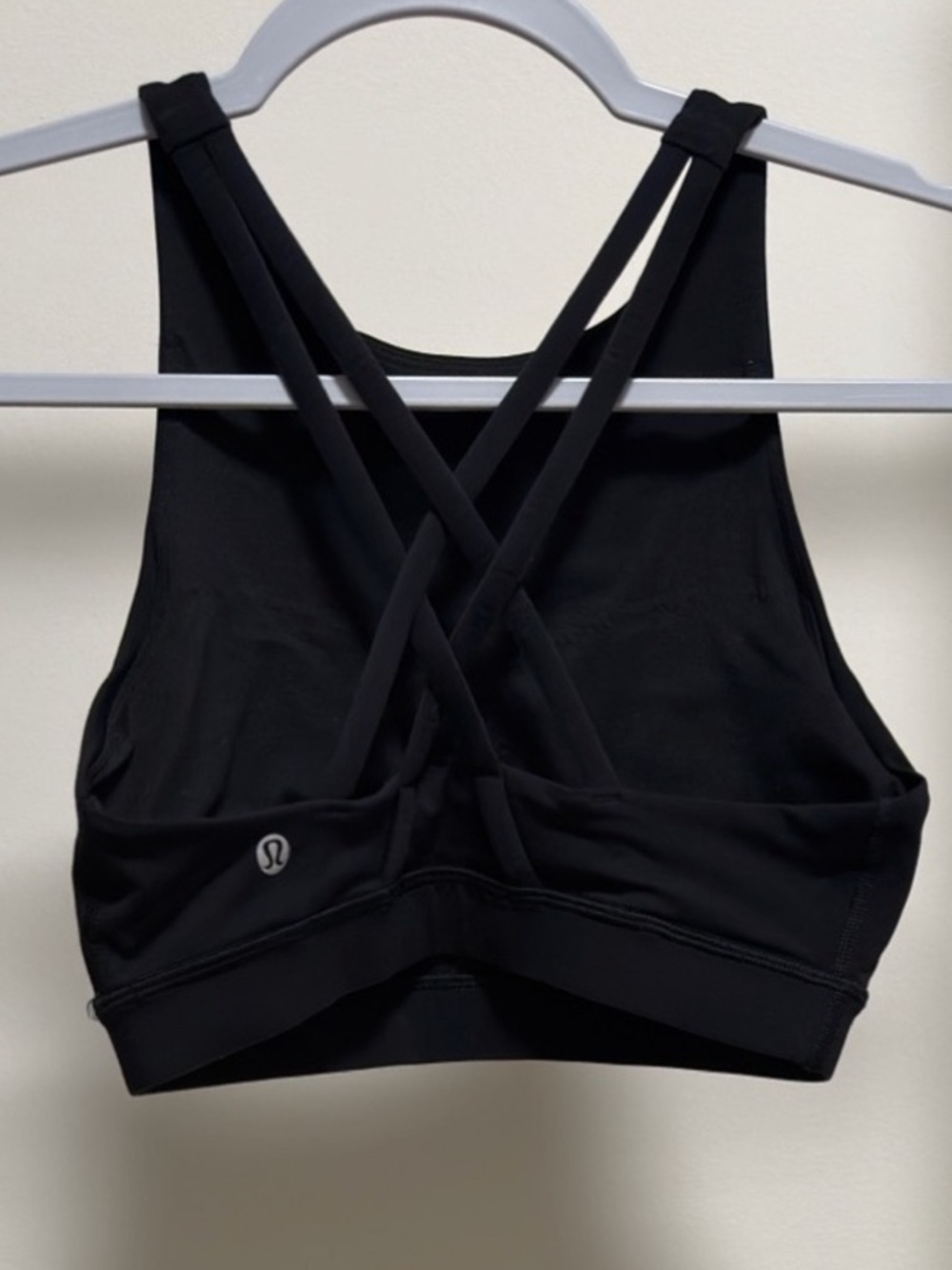 Lululemon Wunder Under Black Leggings (6) & Strappy Sports Bra (4) Set - Picture 5 of 12